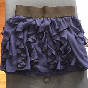 Express royal blue mini skirt